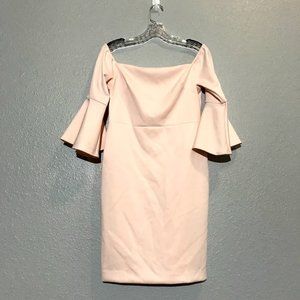 Betsey Johnson Pink Off the Shoulder Dress